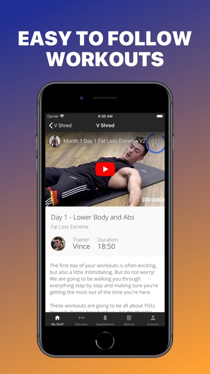 V Shred: Diet & Fitness