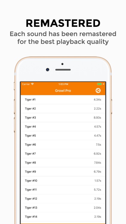 Growl Pro - Tiger Sounds screenshot-3