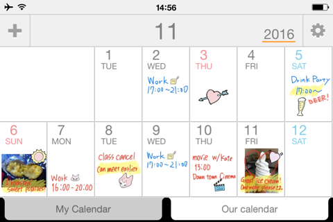 Palu - Handwriting Calendar - screenshot 3