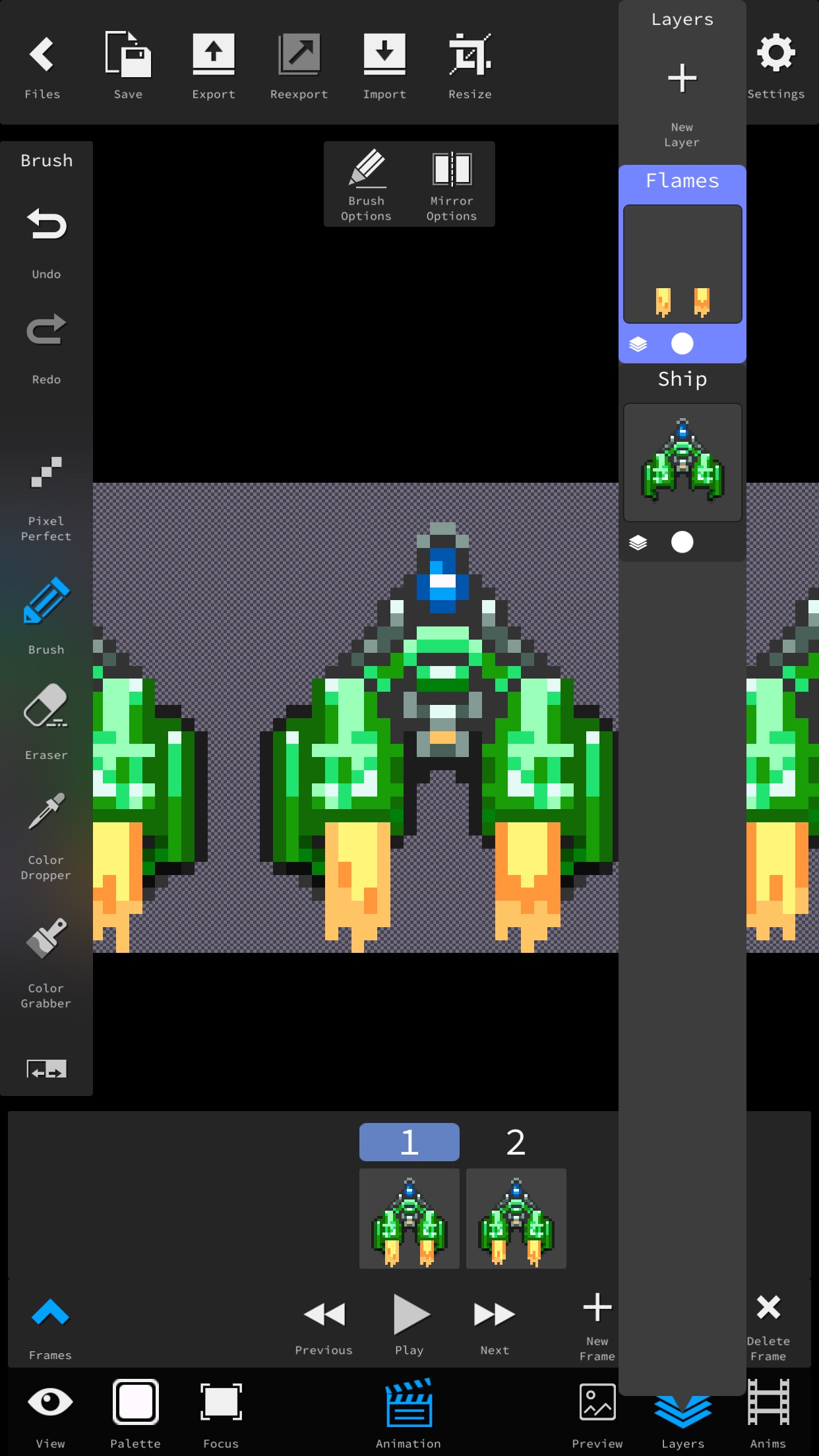Screenshot do app Pixie Studio - Pixel Editor