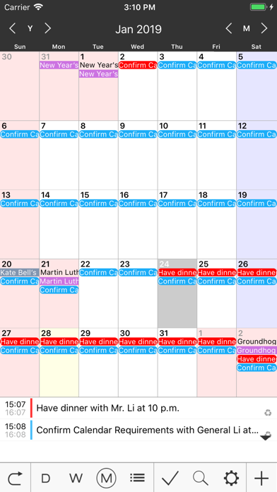 HachiCalendar 2(Sync with iPhone Calendar) Screenshot 4