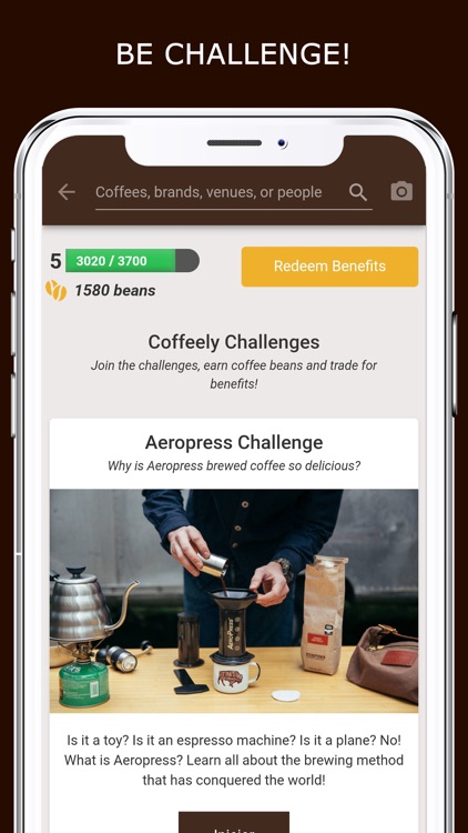 Coffeely - Your Coffee App