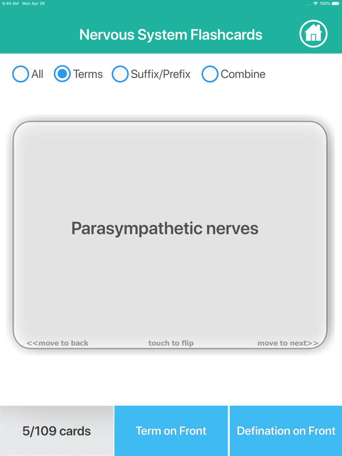 Nervous System Medical Terms