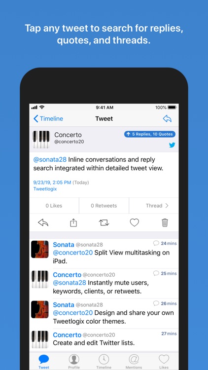 Tweetlogix for Twitter