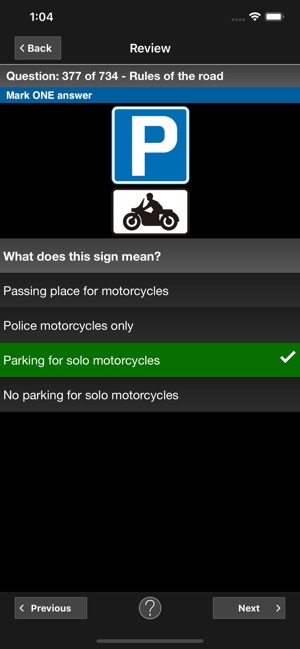 Motorcycle Theory Test UK