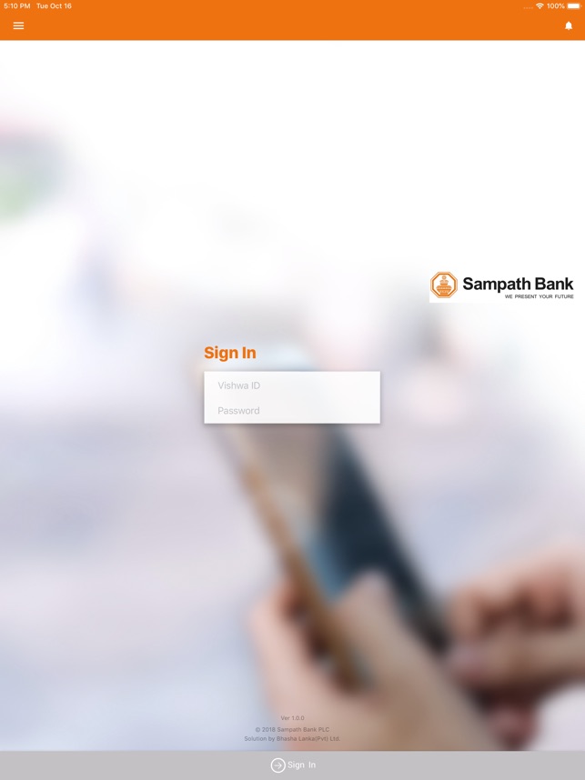 Sampath Bank Mobile App On The App Store