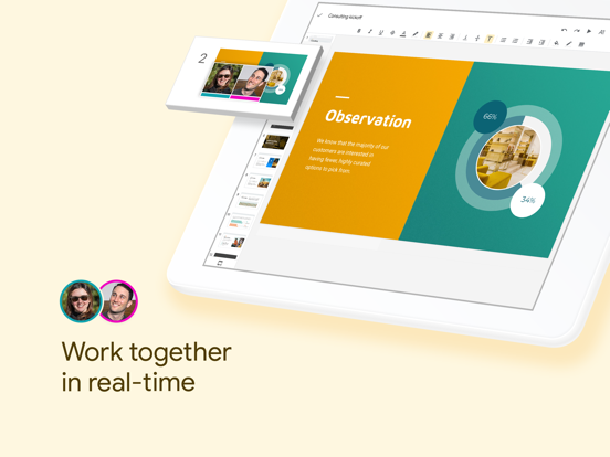 iPad Image of Google Slides