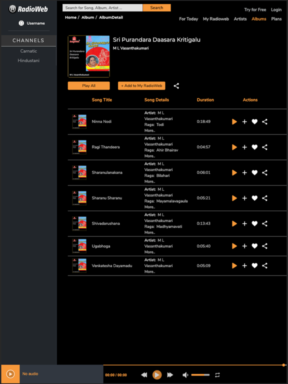 Screenshot #4 pour RadiowebTEST