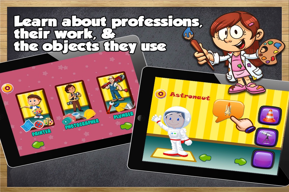 Kids Occupations & Professions screenshot 2