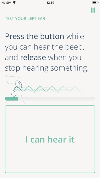 Mimi Hearing Test screenshot