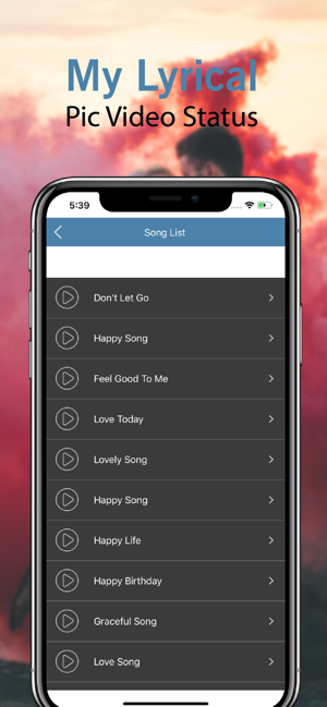 My Lyrical Pic Video Status(圖4)-速報App