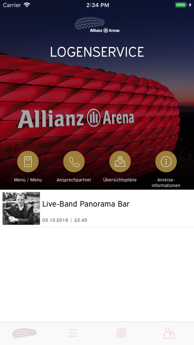 Allianz Arena Logenservice screenshot 3