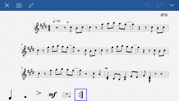 Notation Pad-Sheet Music Score screenshot-5