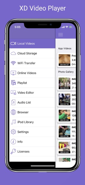 ‎XD視頻播放器PRO Screenshot