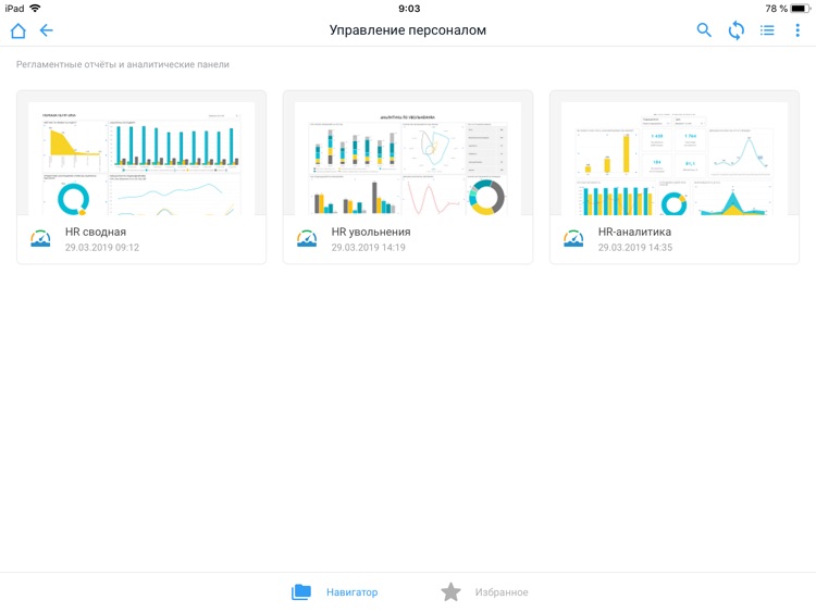 Форсайт. Мобильный BI