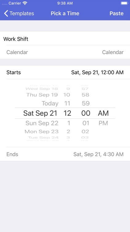 Calendar Paste 3