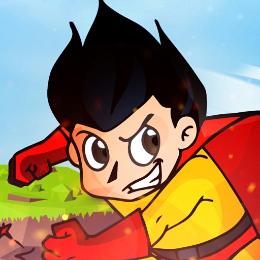 Superhero Jump Gem Adventure