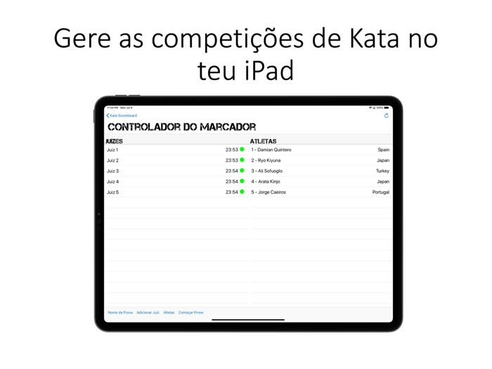 Marcador de Kata Karate