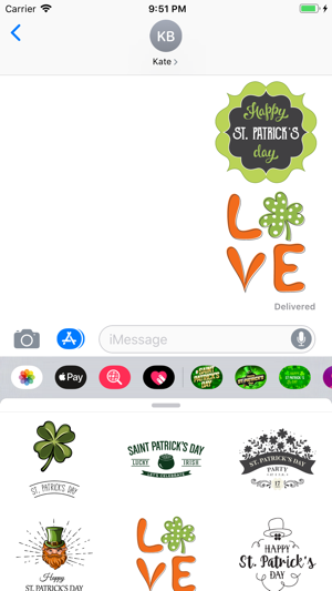 St Patrick's Day Stickers Pack(圖3)-速報App