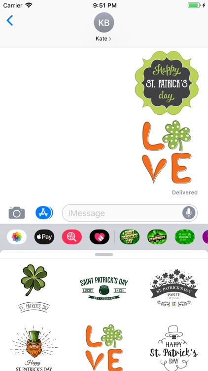 St Patrick's Day Stickers Pack