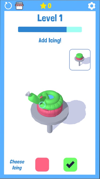 icing Cream cake Maker 3D