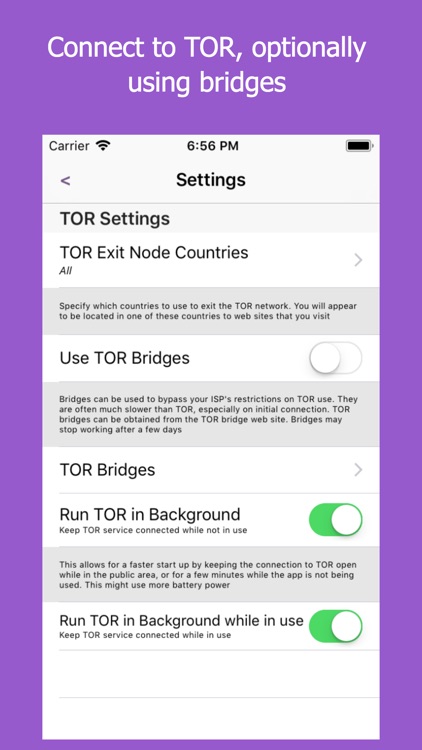 Browser with TOR