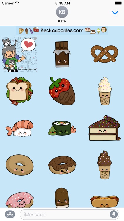 Cute Food-Art of Cute Stickers