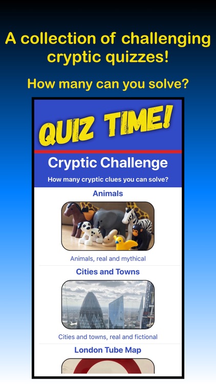 Quiz Time! Cryptic Challenge