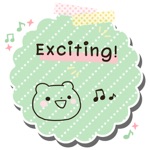Cute bear of sticker note