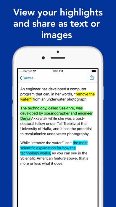 Yawas Web Highlighter screenshot 3