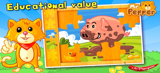 孩子們的動物益智遊戲 Animal Kids Puzzle(圖3)-速報App