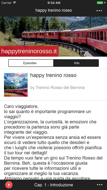 happy trenino rosso