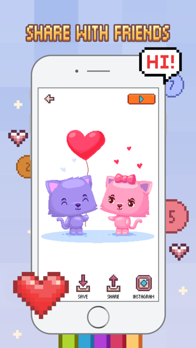 Love Pixel - Color by Number screenshot 4