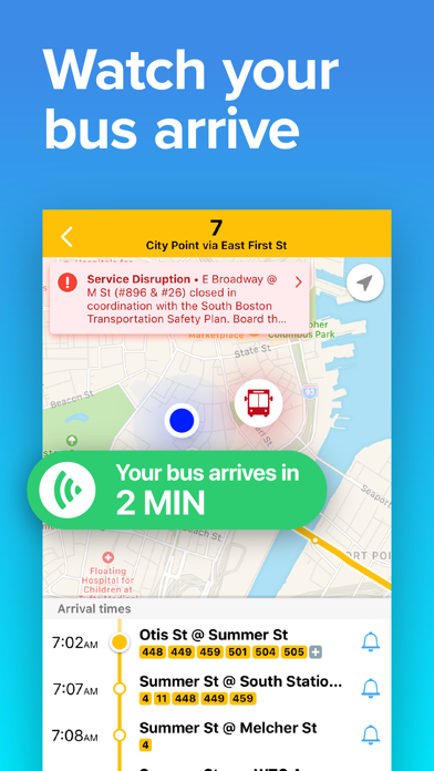 Boston Transit • MBTA T & Bus screenshot 3