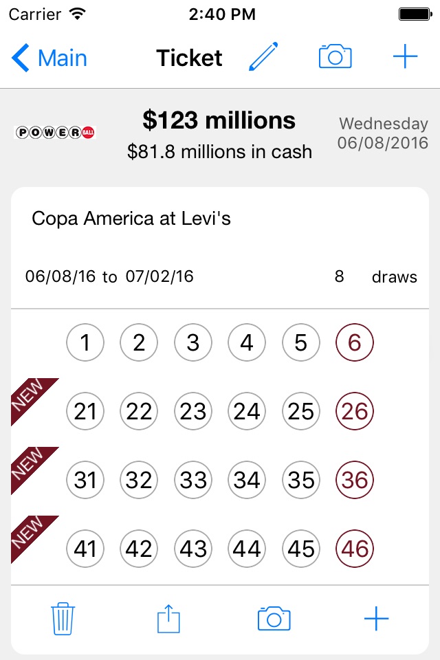 LottoMonkey: Scan Lottery screenshot 3