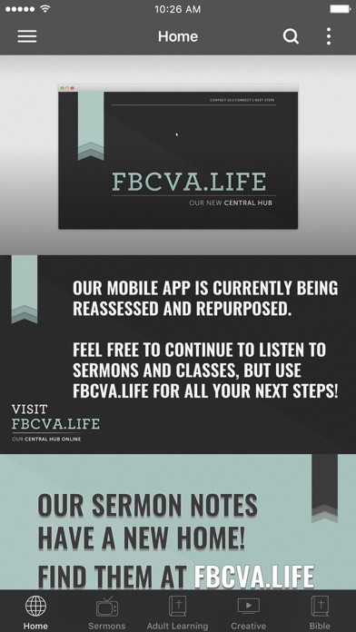 How to cancel & delete Fellowship Bible Church - VA from iphone & ipad 1