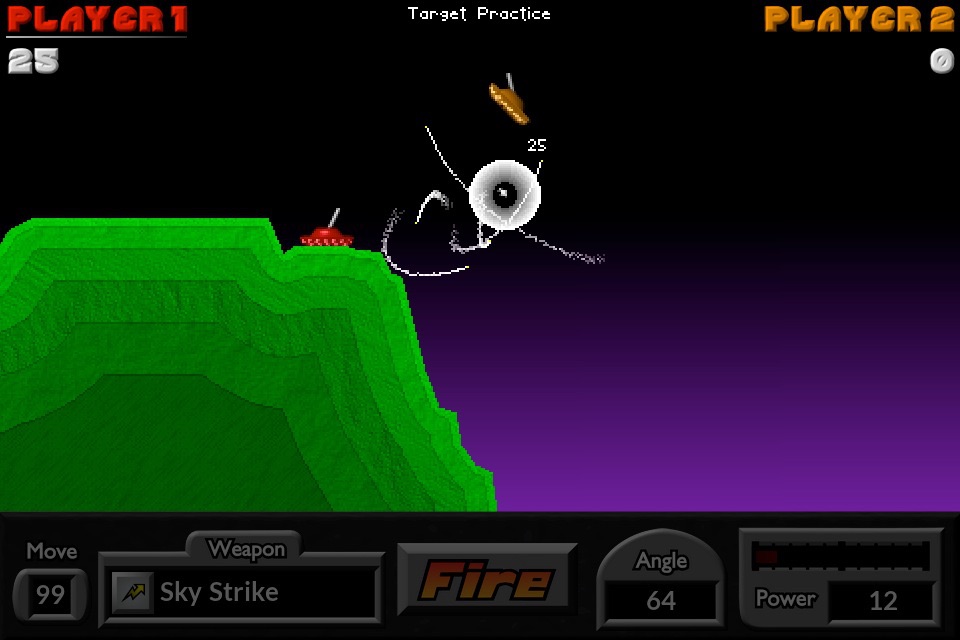 Pocket Tanks Deluxe screenshot 3