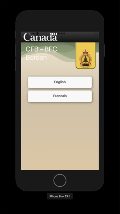 CFB Borden Mobile Application