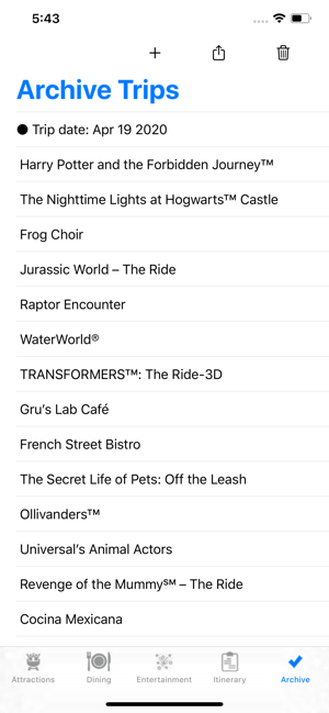 ThemePark Checklist: Hollywood(圖5)-速報App