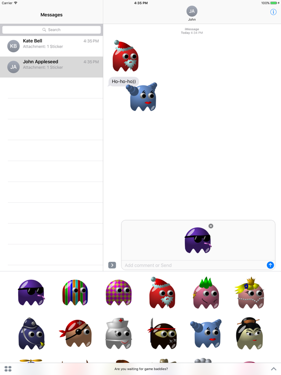 Screenshot #4 pour Game Baddies Stickers