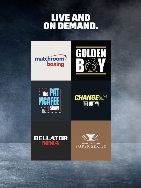 iPad Image of DAZN: Live Boxing, MMA & MLB