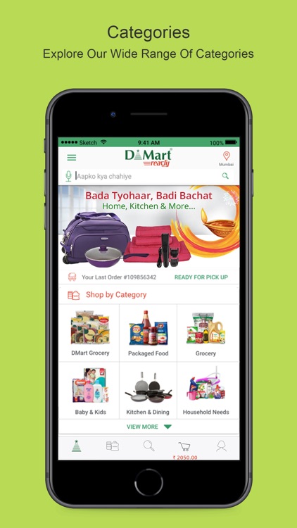 DMart Online Grocery Shopping