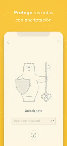 Captura 3 Bear - Bloc de notas privado iphone