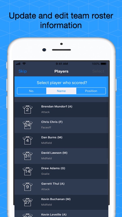 LAXStats App