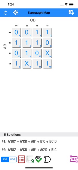 Karnaugh & Algebraic Minimizer(圖4)-速報App