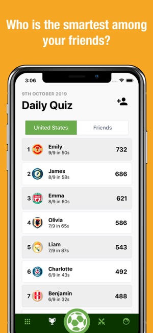 Daily Football Quiz(圖4)-速報App