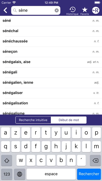 Dictionnaire Robert Historique