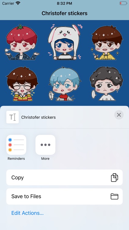 Christofer stickers screenshot-3