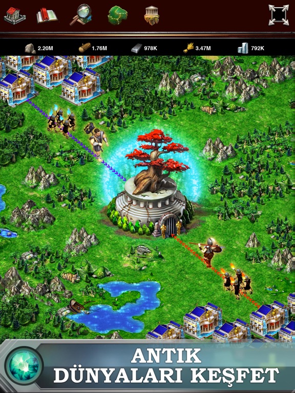 Game of War - Fire Age ipad ekran görüntüleri