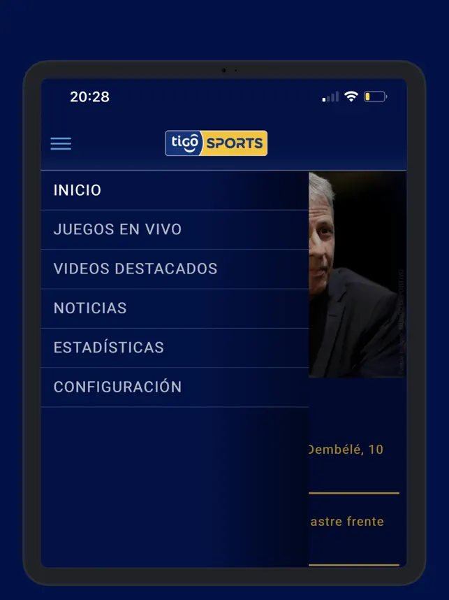 Captura 2 Tigo Sports Honduras iphone